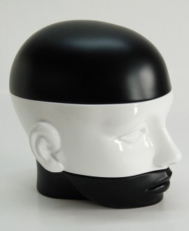 MISTER HOLDER, Storage holder,  woman's head shape, Antartidee