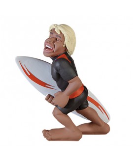 Surf sport, statua di surfista decorata a mano, Antartidee