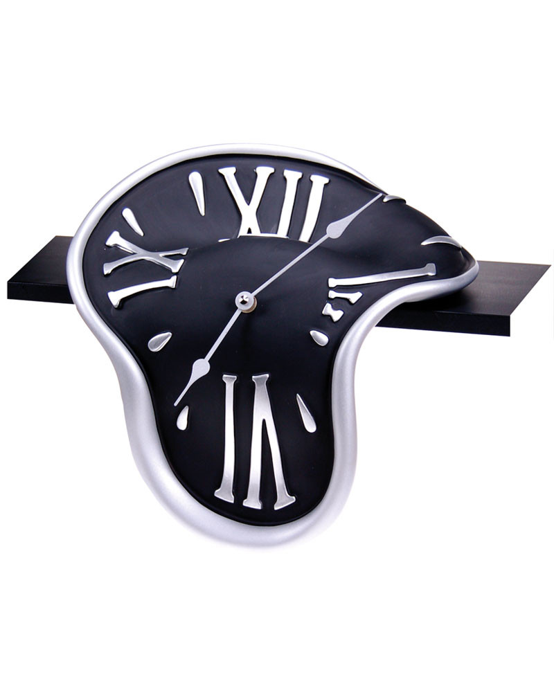 CLASSIC SHELF CLOCK
Table clock or shelf on surrealist style. German UTS quartz clock mechanism. Antartidee