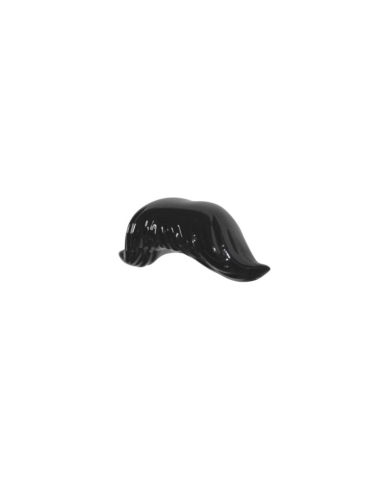 MOUSTACHE HANGER, Moustache-shaped hanger. Hand painted resin. Made in Italy, Antartidee